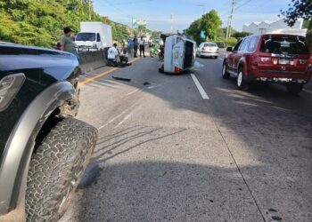 Un lesionado deja accidente vial en carretera hacia Quezaltepeque
