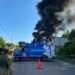 Santa Ana Centro controla incendio gracias a rápida acción de autoridades