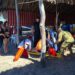 Siete personas caen de una lancha en playa El Cuco