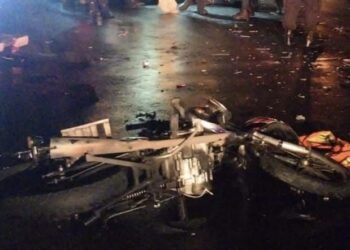 Motociclista fallecido por accidente vial en carretera antigua a Santa Ana