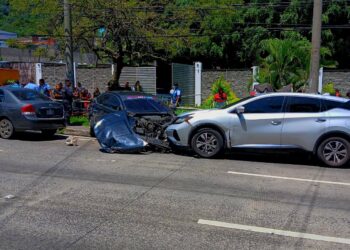 Conductor de 15 años de edad provoca accidente vial en San Marcos