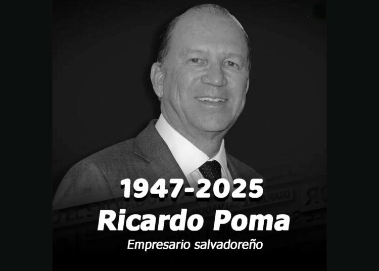 Fallece Ricardo Poma, destacado empresario y filántropo salvadoreño a los 79 años