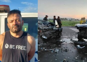 Conductor ebrio causa accidente en redondel Claudia Lars que dejó a una persona fallecida