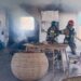Bomberos sofocan incendio en rancho de playa El Pimental provocado por fuga de gas
