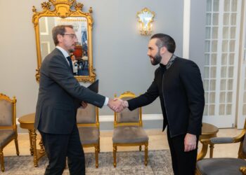 Nuevo Embajador de la Unión Europea en El Salvador presenta sus cartas credenciales al Presidente Bukele