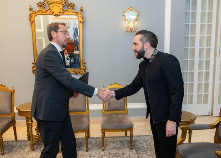 Nuevo Embajador de la Unión Europea en El Salvador presenta sus cartas credenciales al Presidente Bukele