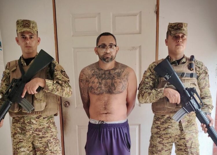 Capturan a peligroso pandillero de la MS en San Miguel