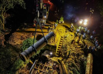 Continúan trabajos de reparación del sistema de agua potable Zona Norte