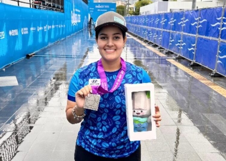 Sofía Paiz gana medalla de plata en el Mundial de Tiro con Arco en Corea
