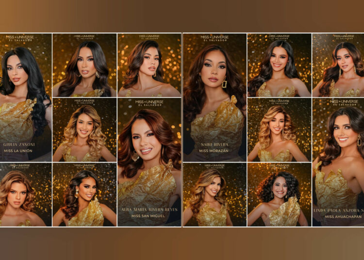 14 candidatas compiten por la corona y la oportunidad de representar a El Salvador en Miss Universo