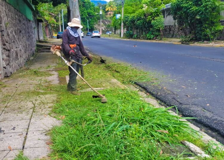 Alcaldía de San Salvador Centro impulsa limpieza, fumigación y mejora de iluminación en Mejicanos