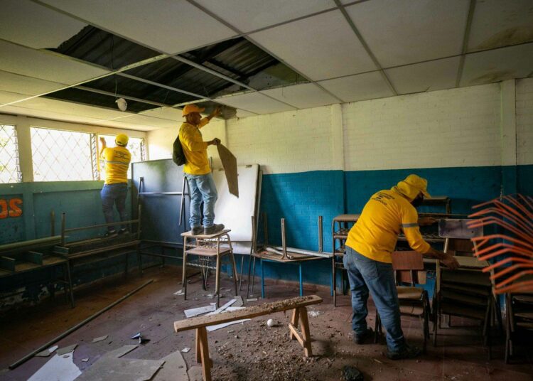 C.E Los Amates, contará con nuevas instalaciones gracias al programa «Dos Escuelas X Día»