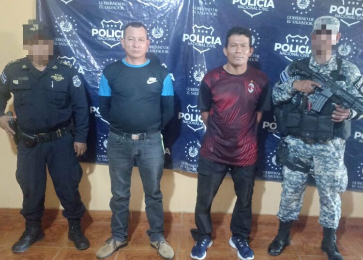 Dos hombres son detenidos por asesinato en Acajutla