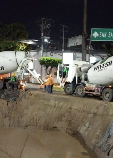 Fovial detecta conexiones ilegales durante obras de mitigación de cárcava en el bulevar del Ejército