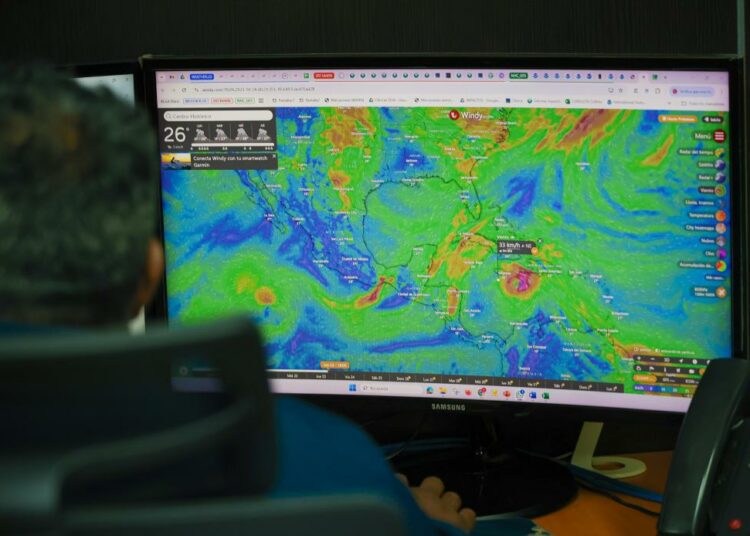 Pronostican llegada de vientos del norte y disminución de lluvias a finales de octubre