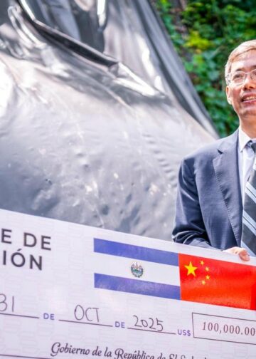 China aporta $100,000 para obras de mitigación en Barrio San Jacinto, San Salvador