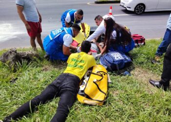 Motociclista resulta gravemente herido en accidente en desvío de Atecozol