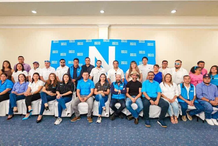 Bases de Nuevas Ideas reiteran su apoyo al presidente Bukele en Santa Ana