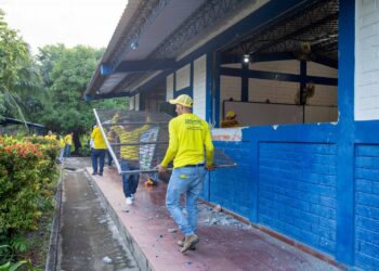 Centro Escolar Caserío Las Flores en San Vicente es la intervención número 283 del programa Dos Escuelas por Día