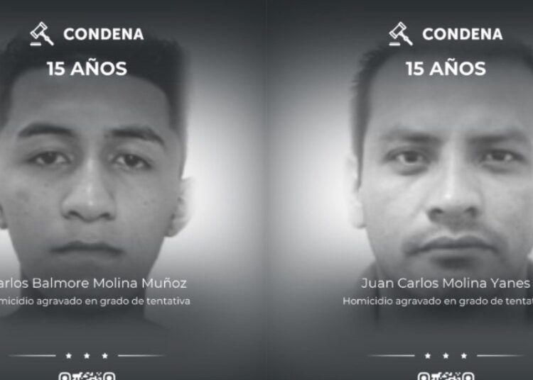Hermanos Molina fueron sentenciados a 15 años por intentar asesinar a una persona en 2019