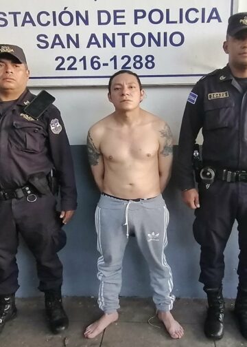 Capturan a miembro de la pandilla 18R que vigilaba los movimientos de la Policía