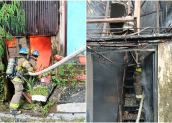Bomberos controlan incendio en vivienda de colonia San Juan Bosco, en San Salvador