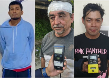 Tres hombres serán procesados por conducción peligrosa tras causar accidentes en estado de ebriedad