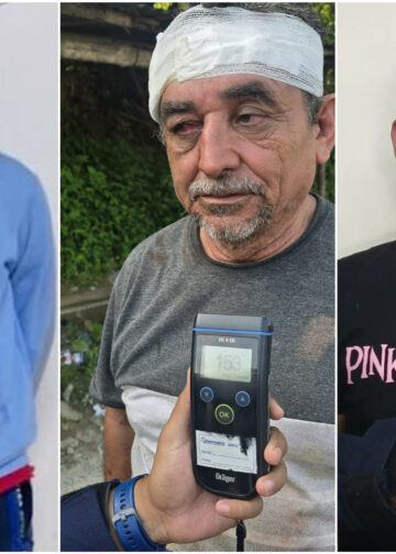 Tres hombres serán procesados por conducción peligrosa tras causar accidentes en estado de ebriedad