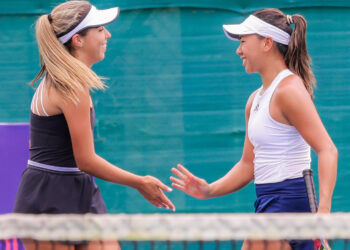 Atletas de élite compiten en la competencia «World Tennis Tour en Ciudad Merliot»