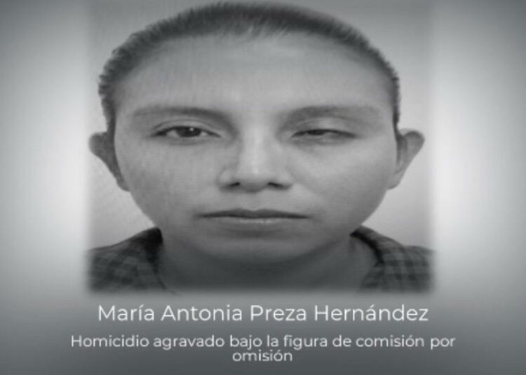 María Antonia Preza es condenada a 30 años de prisión por el homicidio agravado de su hija