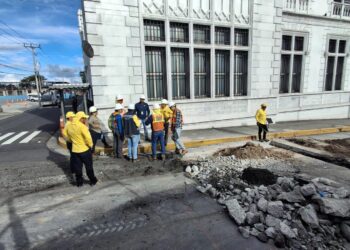 MOP inicia el cableado subterráneo en los alrededores del cine Libertad