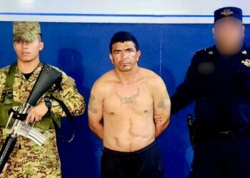 «Tambito», peligroso homeboy de la MS-13, capturado en Olocuilta por Fuerza Armada y PNC