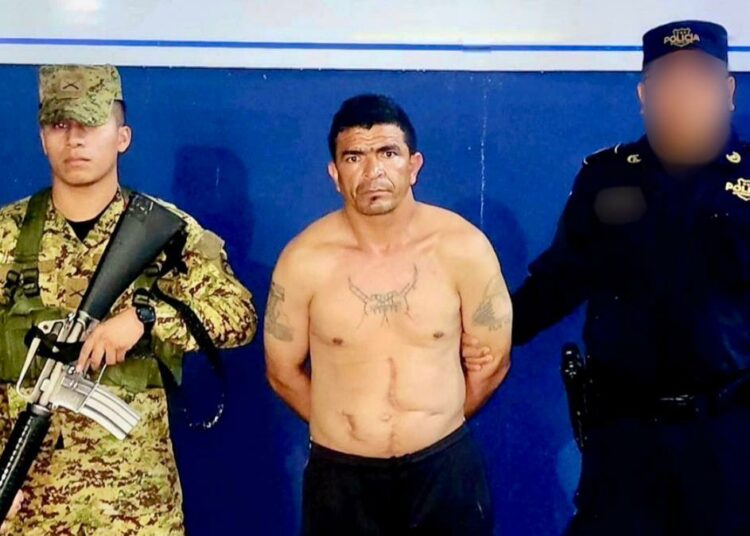 «Tambito», peligroso homeboy de la MS-13, capturado en Olocuilta por Fuerza Armada y PNC