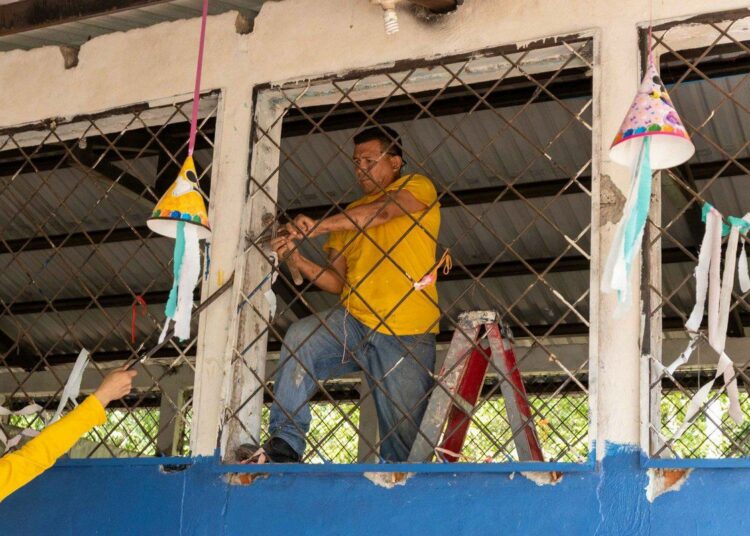 El programa “Dos Escuelas por Día” avanza con la renovación del centro escolar en San Matías
