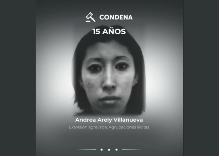 Mujer recibe 15 años de prisión por extorsionar a una víctima en El Paisnal