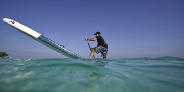 El Sunzal se alista para albergar el campeonato mundial de paddleboard y SUP 2025
