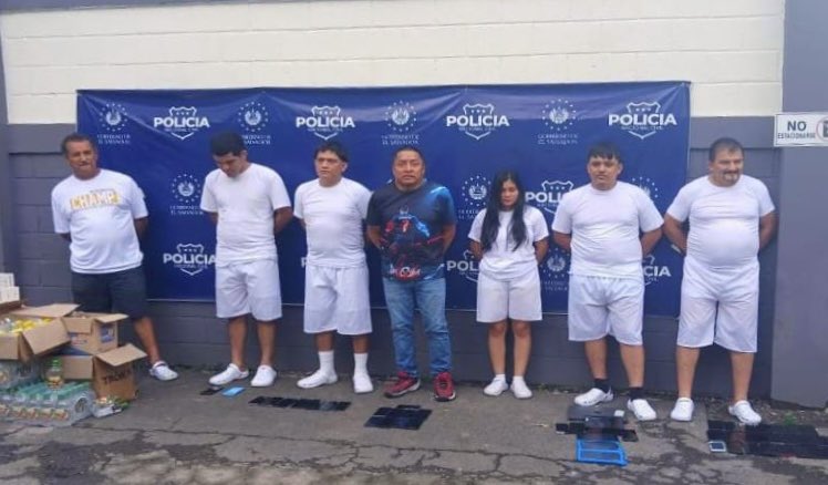 Capturan a varios sujetos en Sonsonate por receptación de dispositivos electrónicos