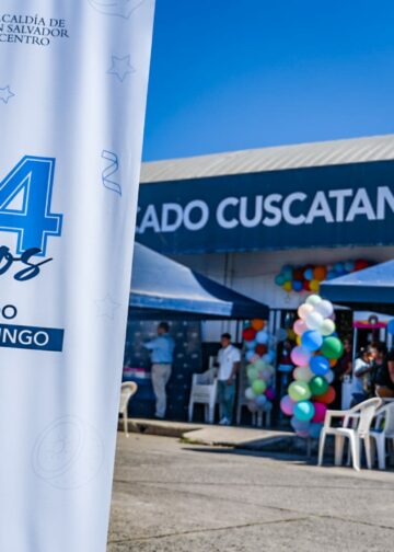 Celebración del 24 aniversario del mercado Cuscatancingo impulsa comercio, salud