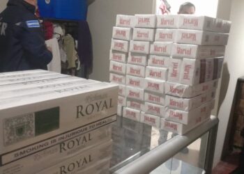 Incautan 1,280 paquetes de cigarrillos de contrabando tras denuncia ciudadana