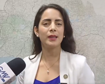 Claudia Ortiz vota en contra de prorrogar el Régimen de Excepción