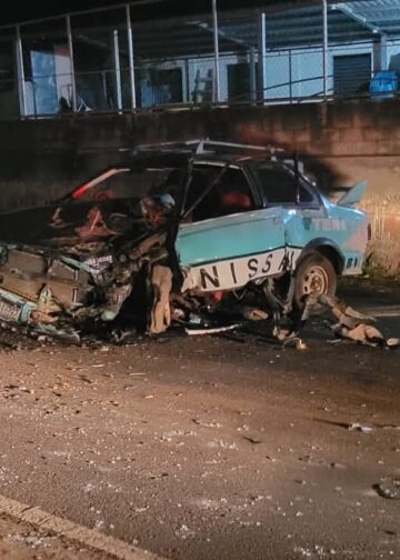 Accidente en San Vicente deja seis personas heridas tras choque múltiple