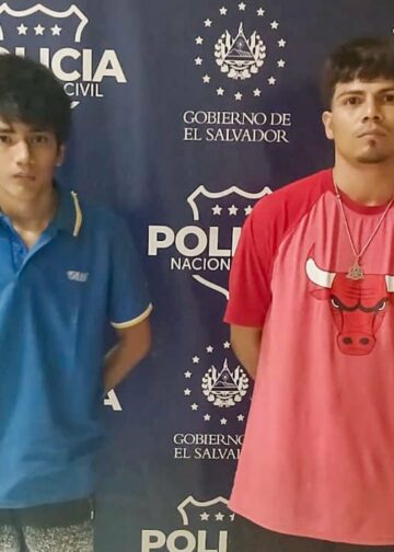 ¡Dúo capturado en San Miguel! PNC incauta coca, marihuana y balanza a dos jóvenes