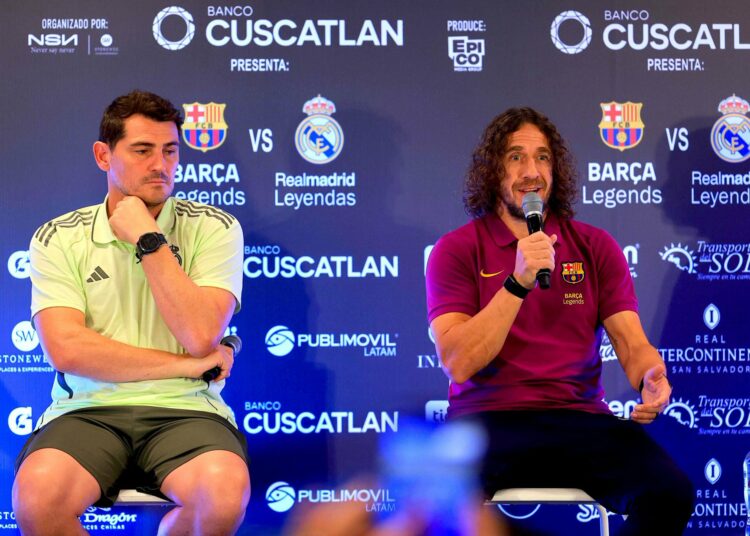 Anuncian detalles del partido de leyendas del Real Madrid y Barcelona en El Salvador