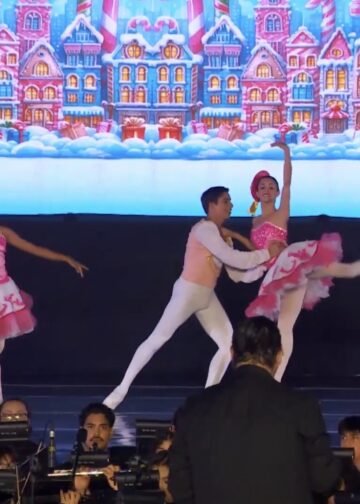 Primera Dama Gabriela de Bukele clausura Congreso Distrito Creativo con presentación de El Cascanueces en La Campanera