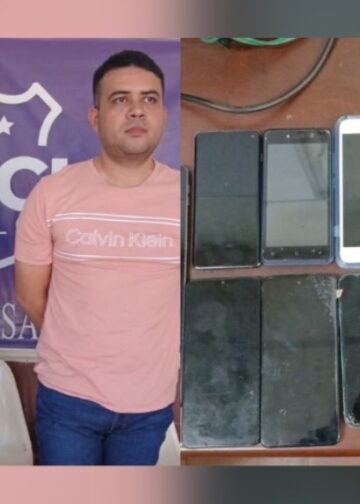 Capturan a sujetos por venta ilegal de celulares