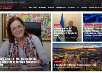 Revista Envoy Excellency resalta a El Salvador como “marca país de crecimiento más rápido del mundo”