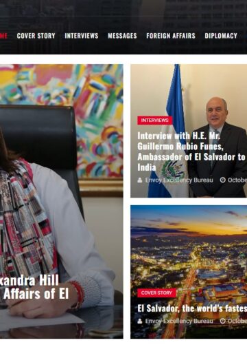Revista Envoy Excellency resalta a El Salvador como “marca país de crecimiento más rápido del mundo”