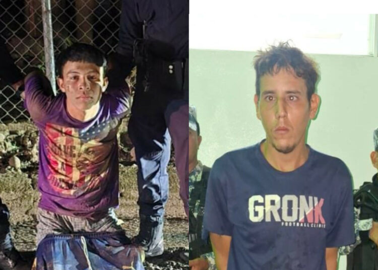 Dos hombres capturados por asesinar a una persona en Tamanique, La Libertad Costa