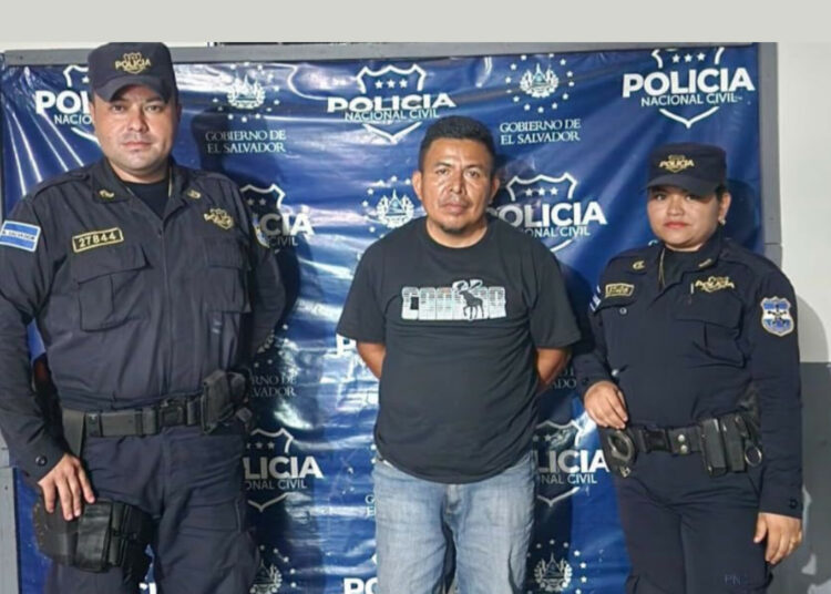 Capturan en Sonsonate a pandillero de la MS acusado de reclutar nuevos miembros