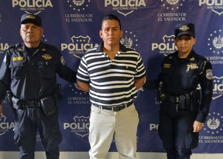 Capturan en Santa Tecla a Héctor Mauricio Martínez Gutiérrez, alias “Crazy”, pandillero de la MS-13